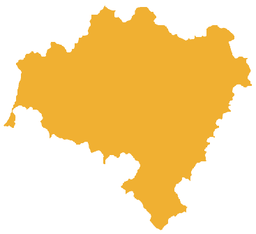 Mapa Dolnego Ślaska - Świdnica, Wałbrzych i Świebodzice